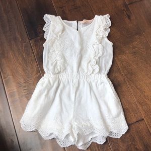 Tutu Du Monde white eyelet Romper